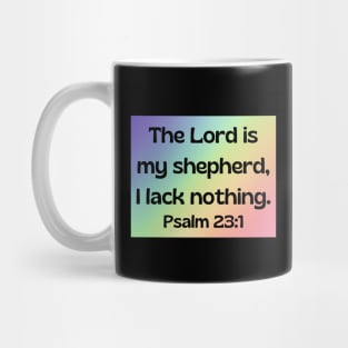 Bible Verse Psalm 23:1 Mug